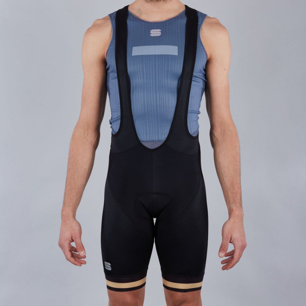Sportful SF Bodyfit Team Classic Bibshort-Black Gold-XXL (8050949050514)