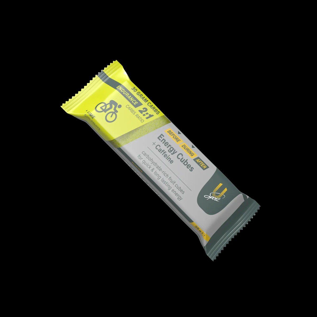 U-sport Energy Cubes Endurance Lime + Cafeïne (8720132003305)