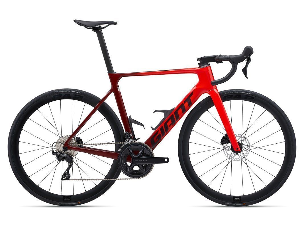 GIANT Propel Advanced Heren Pure Red ML M/L 2024 (4712878962071)