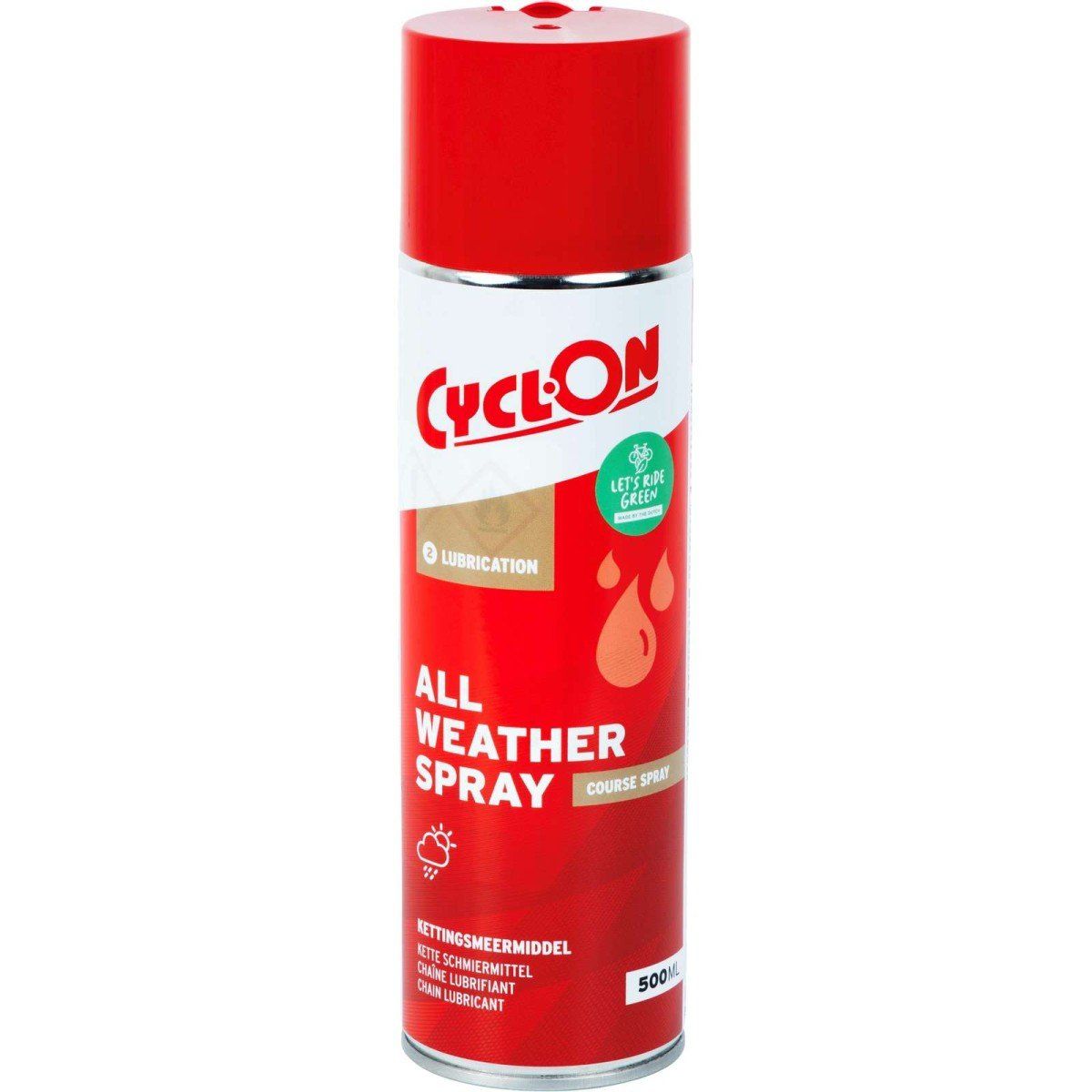 CyclOn Kettingvet "All Weather Lube"500 ml spuitbu (8713504011428)