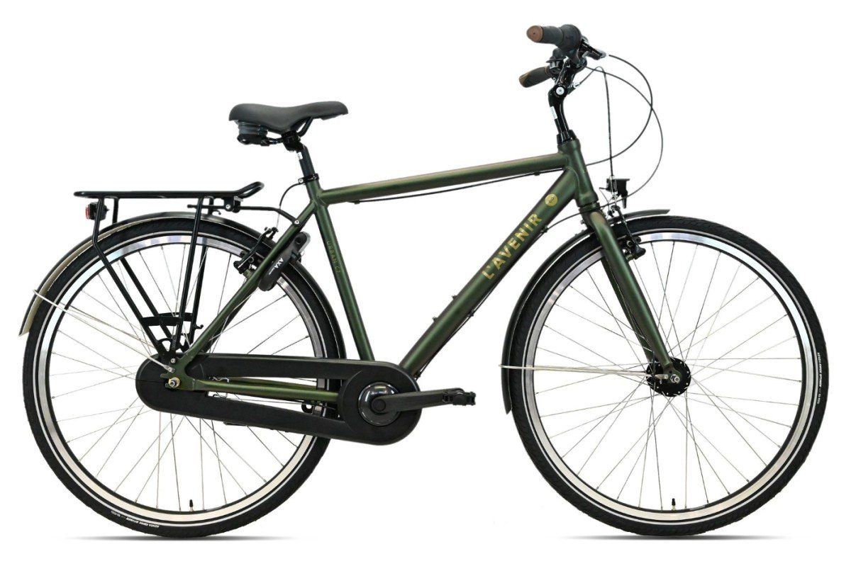 L'Avenir Urban C7 Heren Blackgreen Metallic Mat 56cm L 2025 (2200129323990)