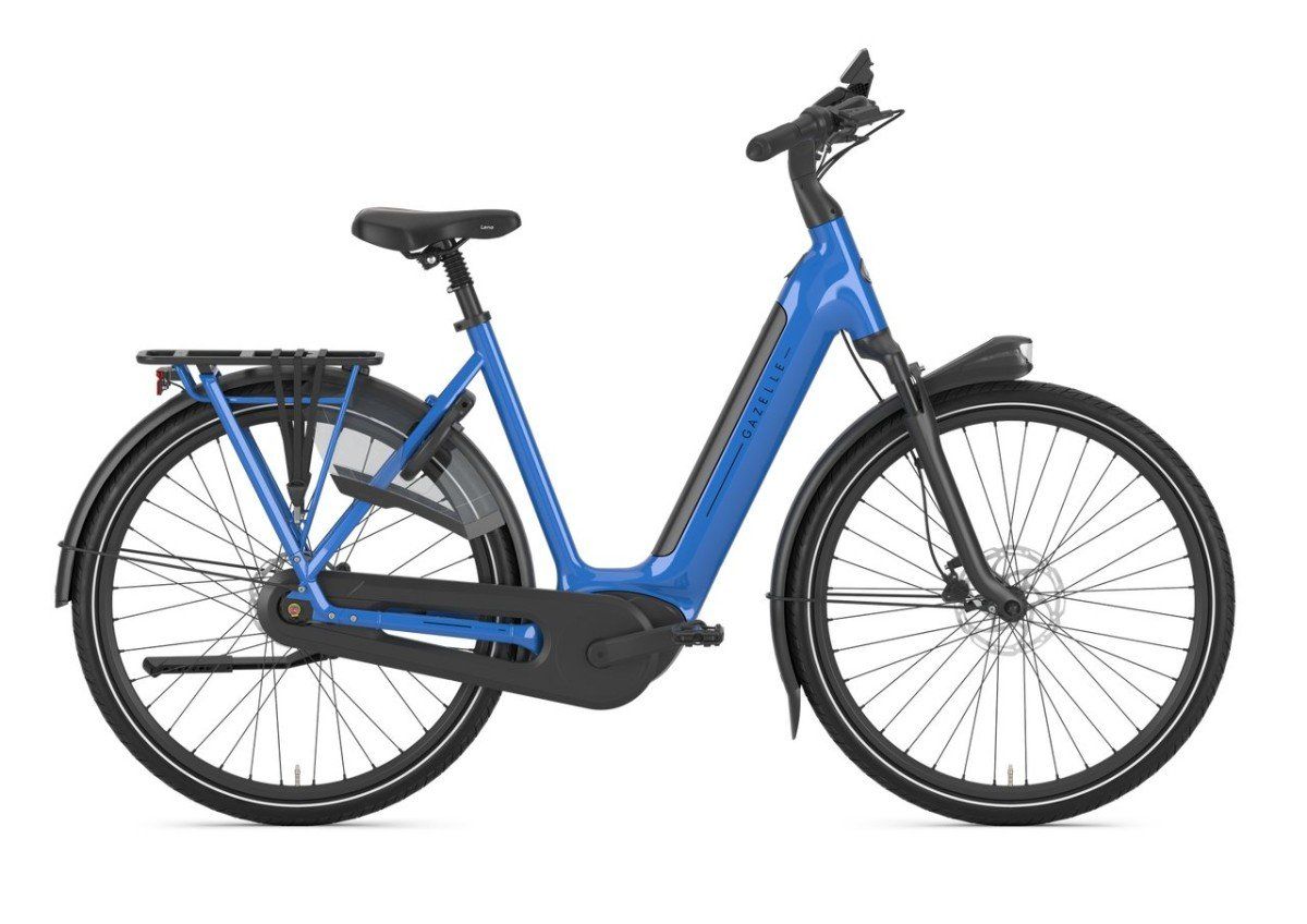 GAZELLE Grenoble test e-bike Dames Tropical Blue Glans 53cm 2025 (8717231370537)