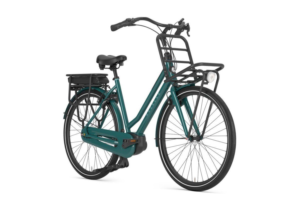 GAZELLE HeavyDutyNL C7+ HMB=500Wh Dames Thyme Green Glans 54cm 2024 (8717231365533)