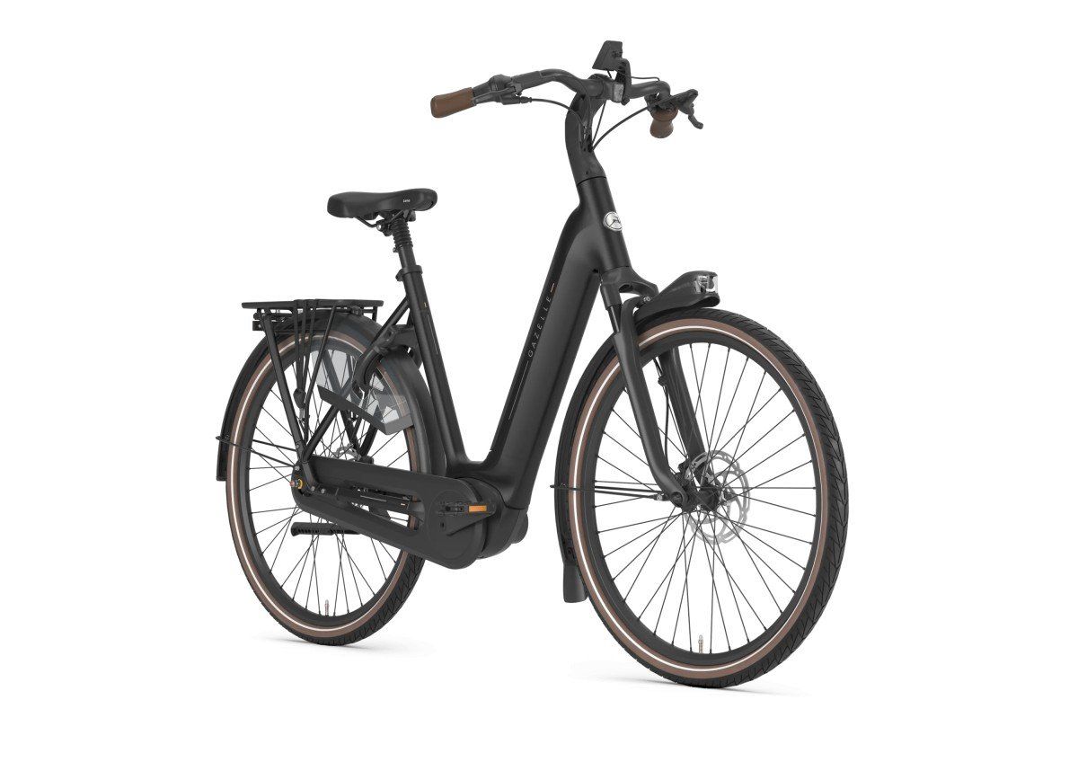 GAZELLE Grenoble C8+ =600Wh Dames Black Mat 61cm 2025 (8717231004531)