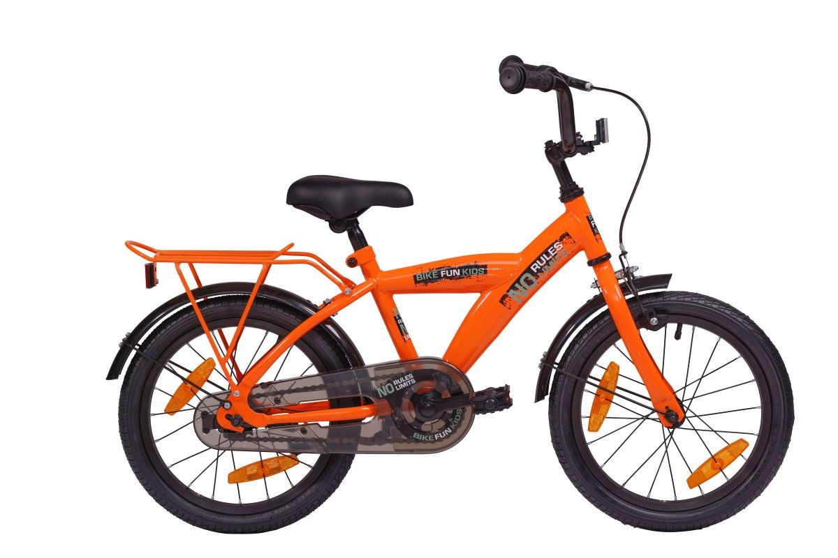 Rechtdoor misdrijf Bedenk Bike fun kids No Rules No Limits, Orange - Rick van den Berg Fietsen