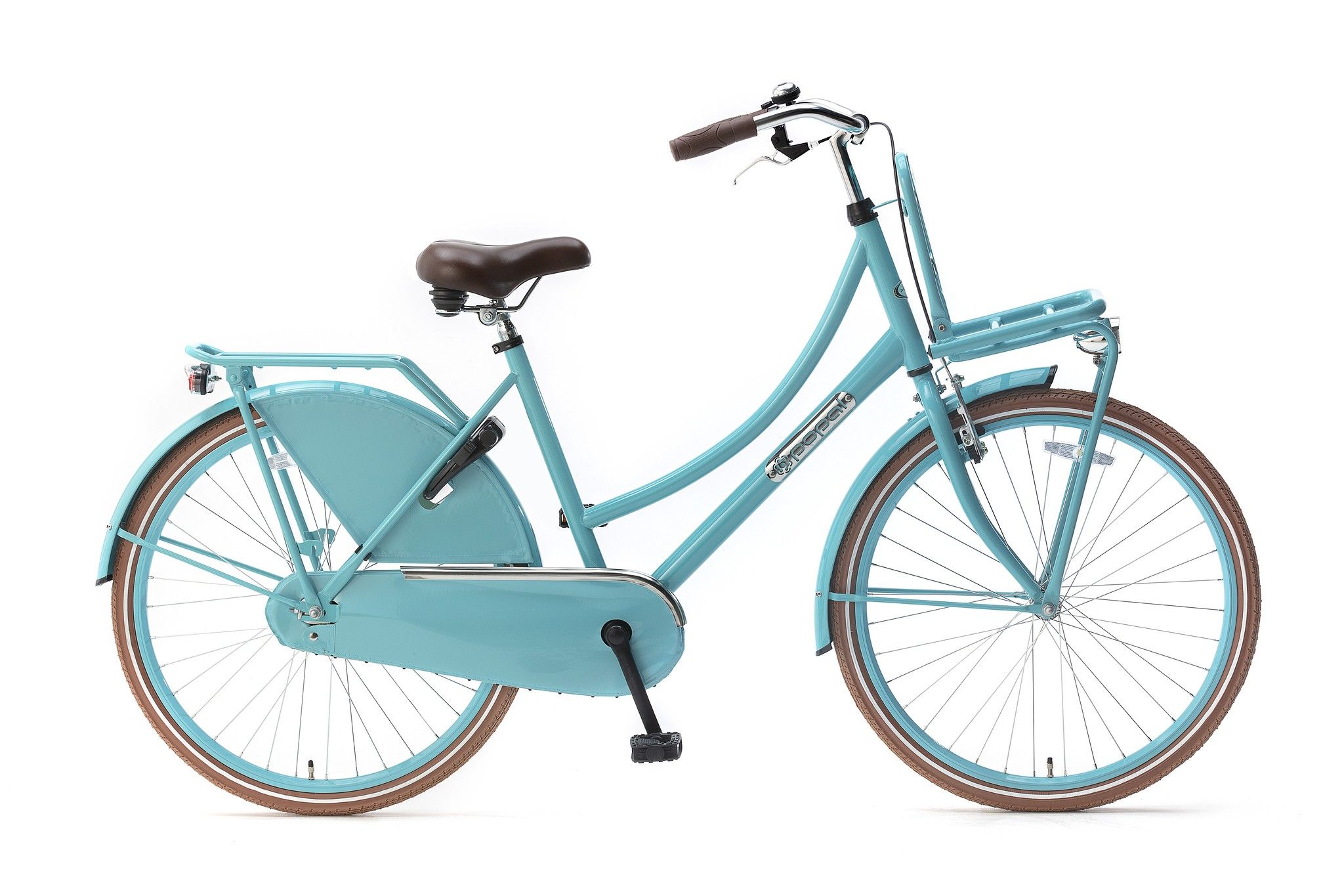 Merkloos Popal Kinderfiets daily dutch basic 26 inch Turquo (8719636013293)