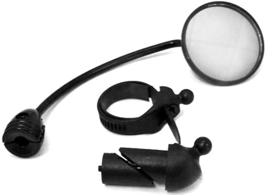Busch & müller Spiegel B&m Cycle Star Fiets Lang 60mm Zw (4006021000117)