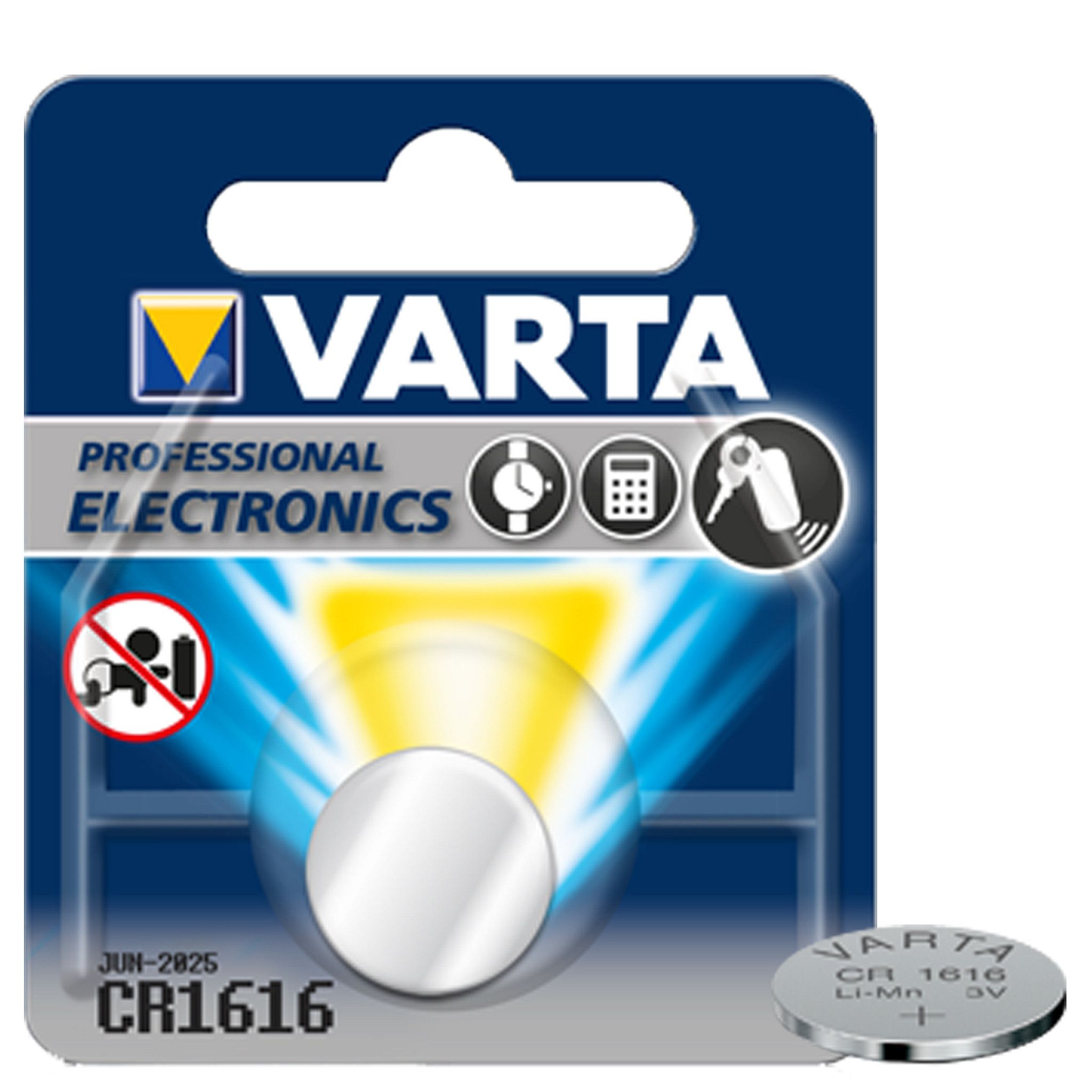 Varta Batterij Professional CR1616 (4008496270989)