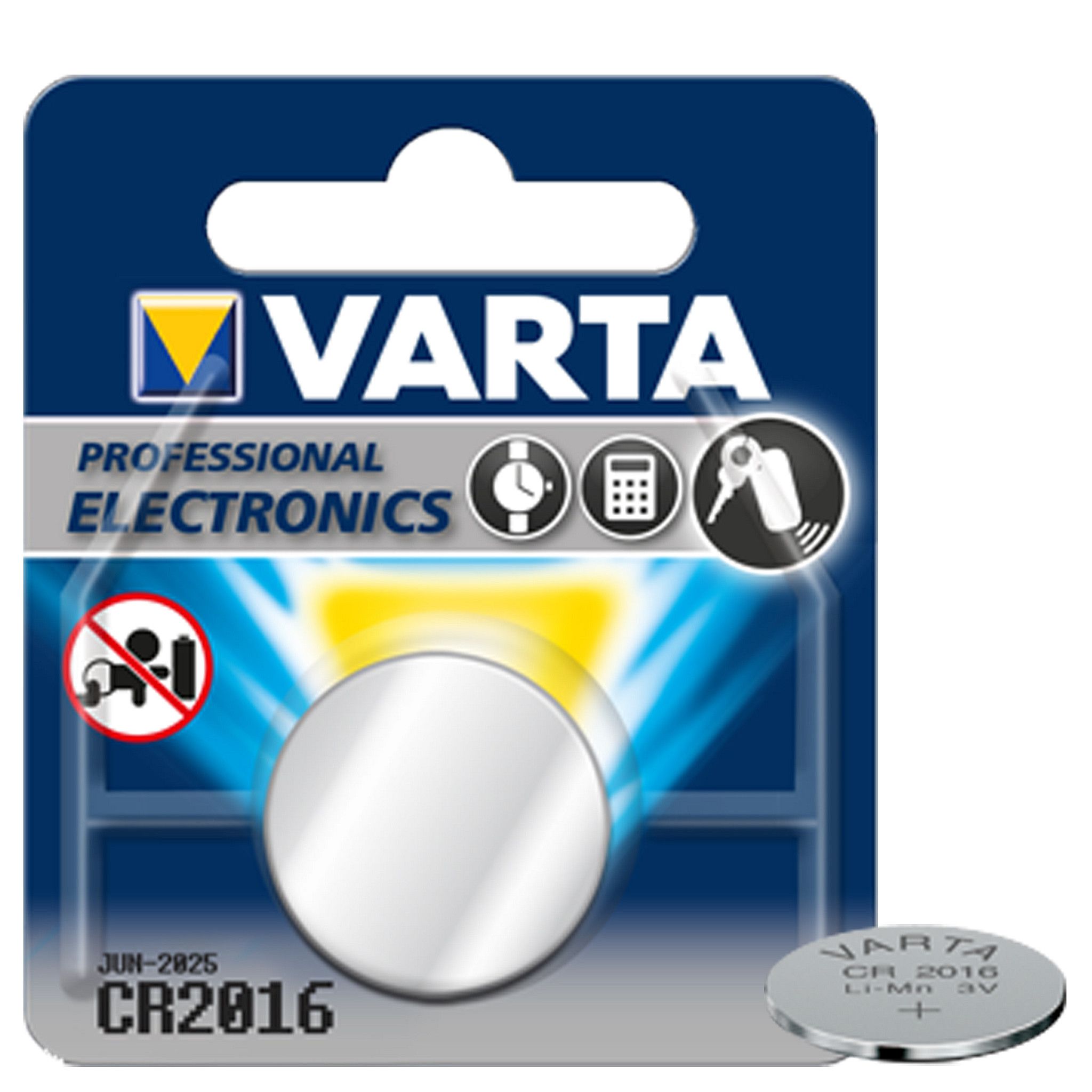 Varta Batterij CR2016 (4008496276639)