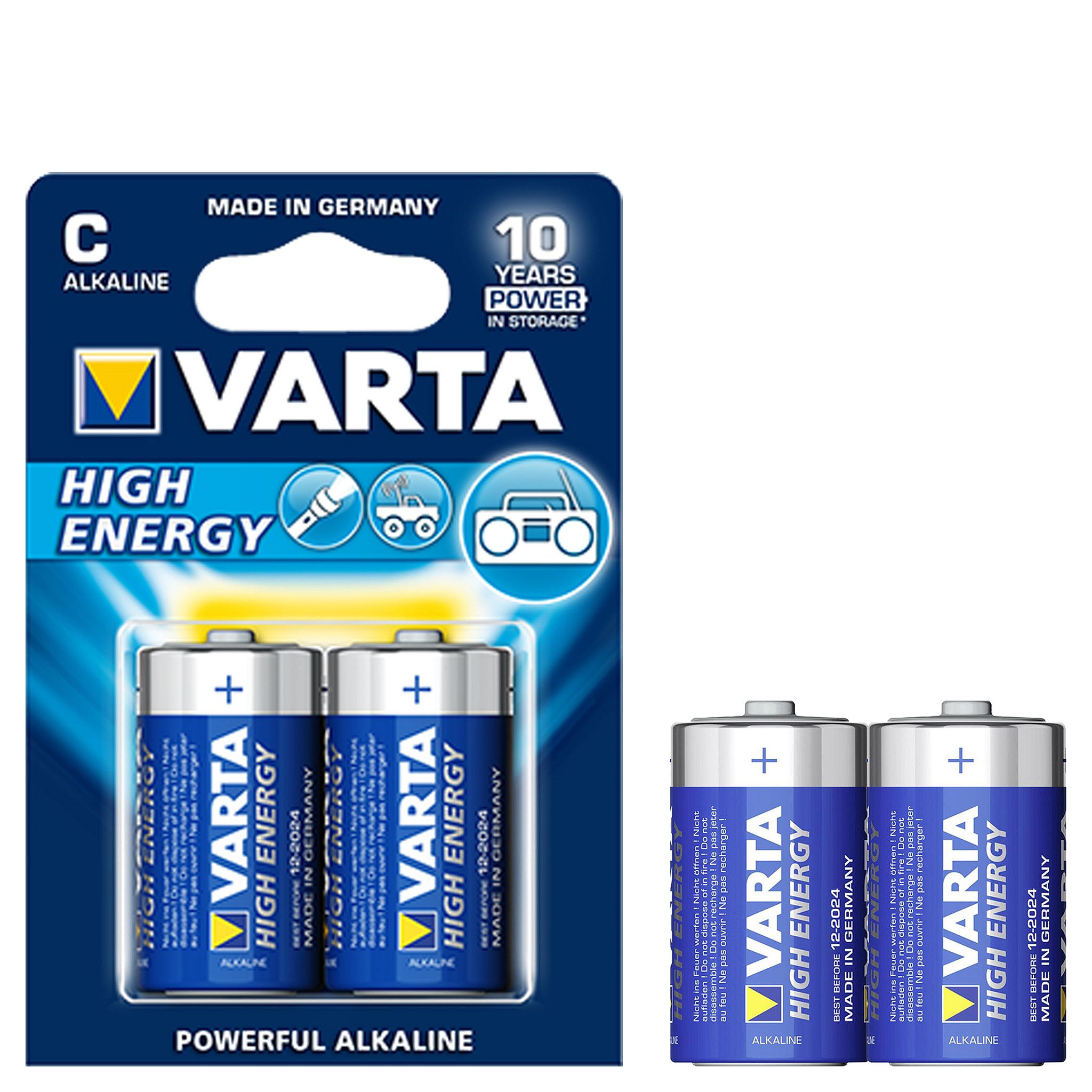 Varta Batterijen High Energy C (4008496559312)