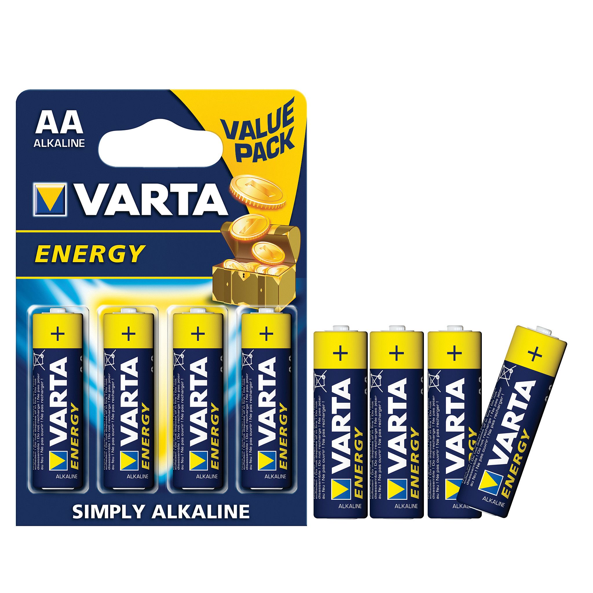Varta Batterijen Energy AA (4008496626410)