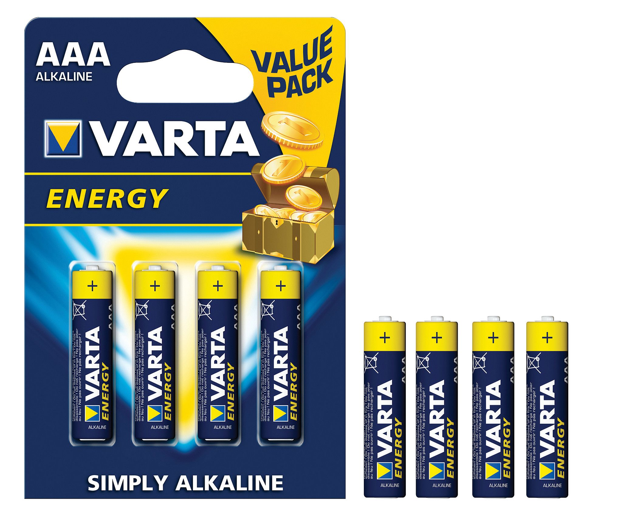 Varta Batterijen energy AAA (4008496626458)