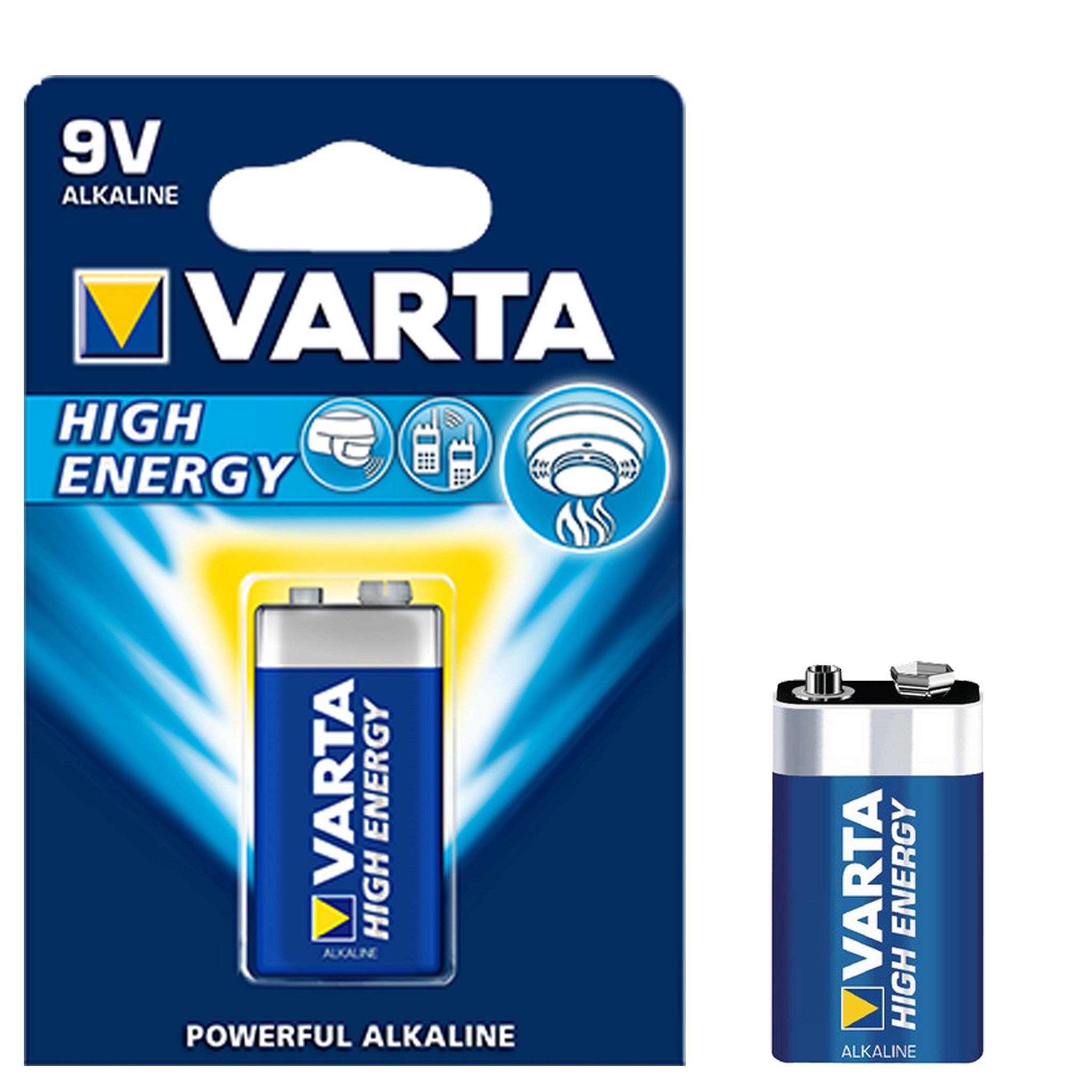 Varta Batterijen High Energy 9V (4008496559862)