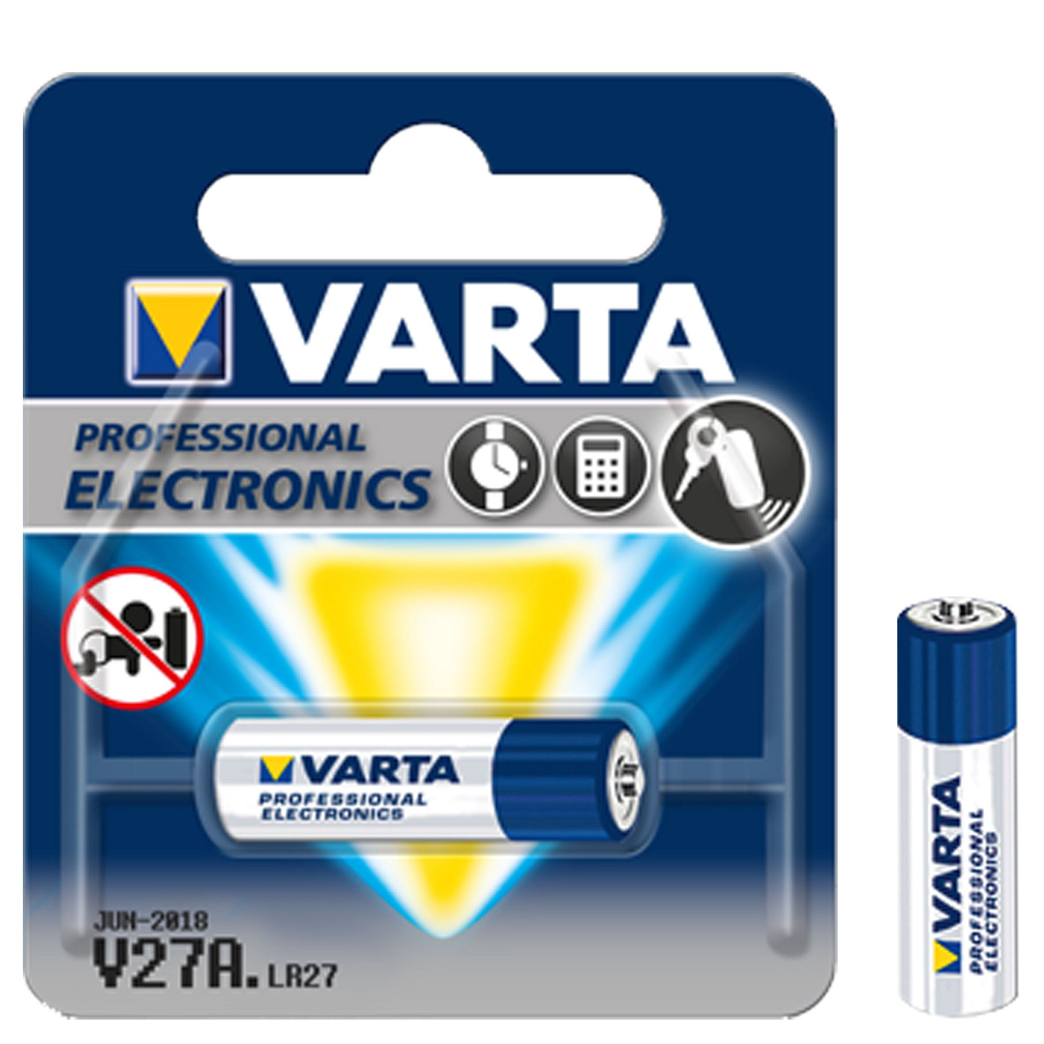 Varta Batterij Professional V27A/LR27 (4008496747009)