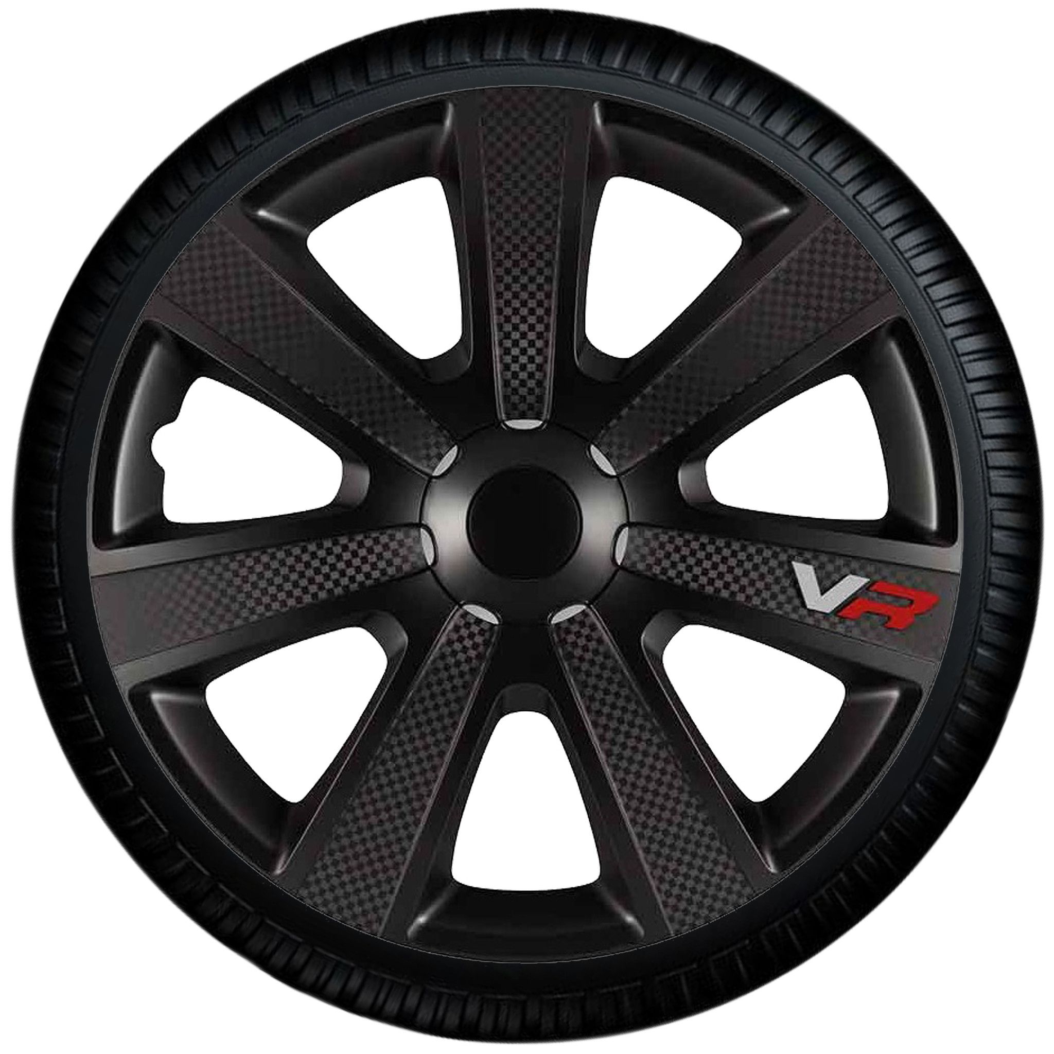 Gorecki Wieldoppenset Vr Carbon Black 15" (8711293450404)