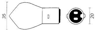 Bosma Lamp 6V-25/25W BA20D (5904353020591)