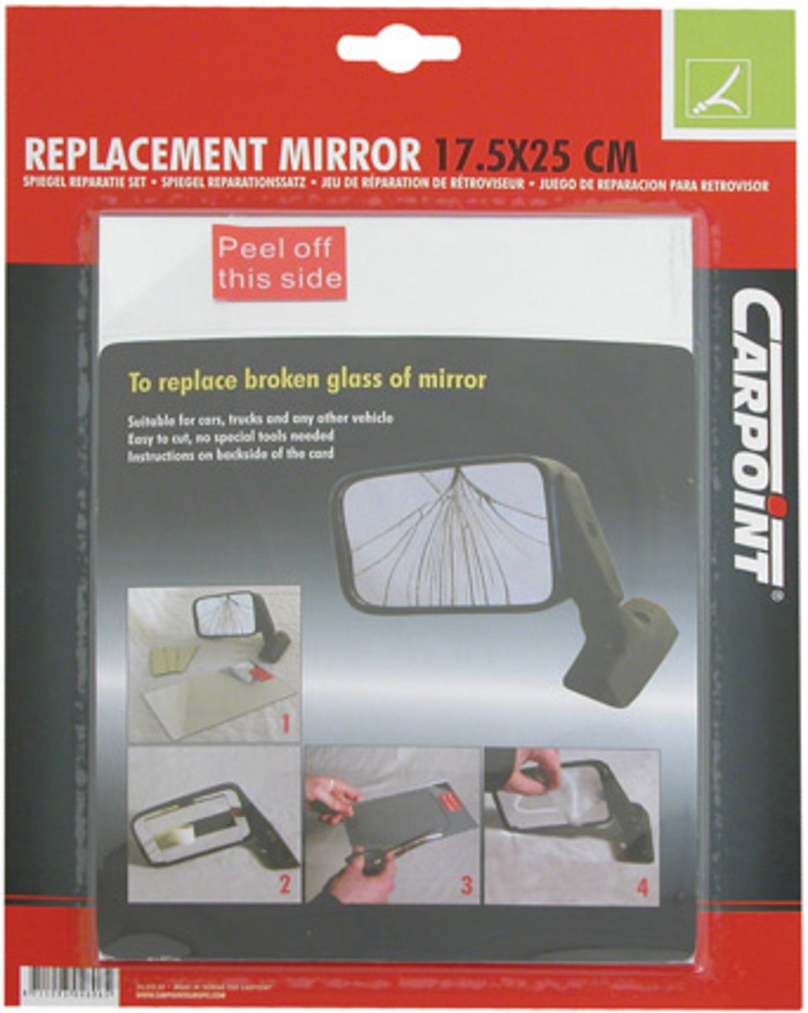 CARPOINT SPIEGEL REPARATIEKIT (8711293046065)