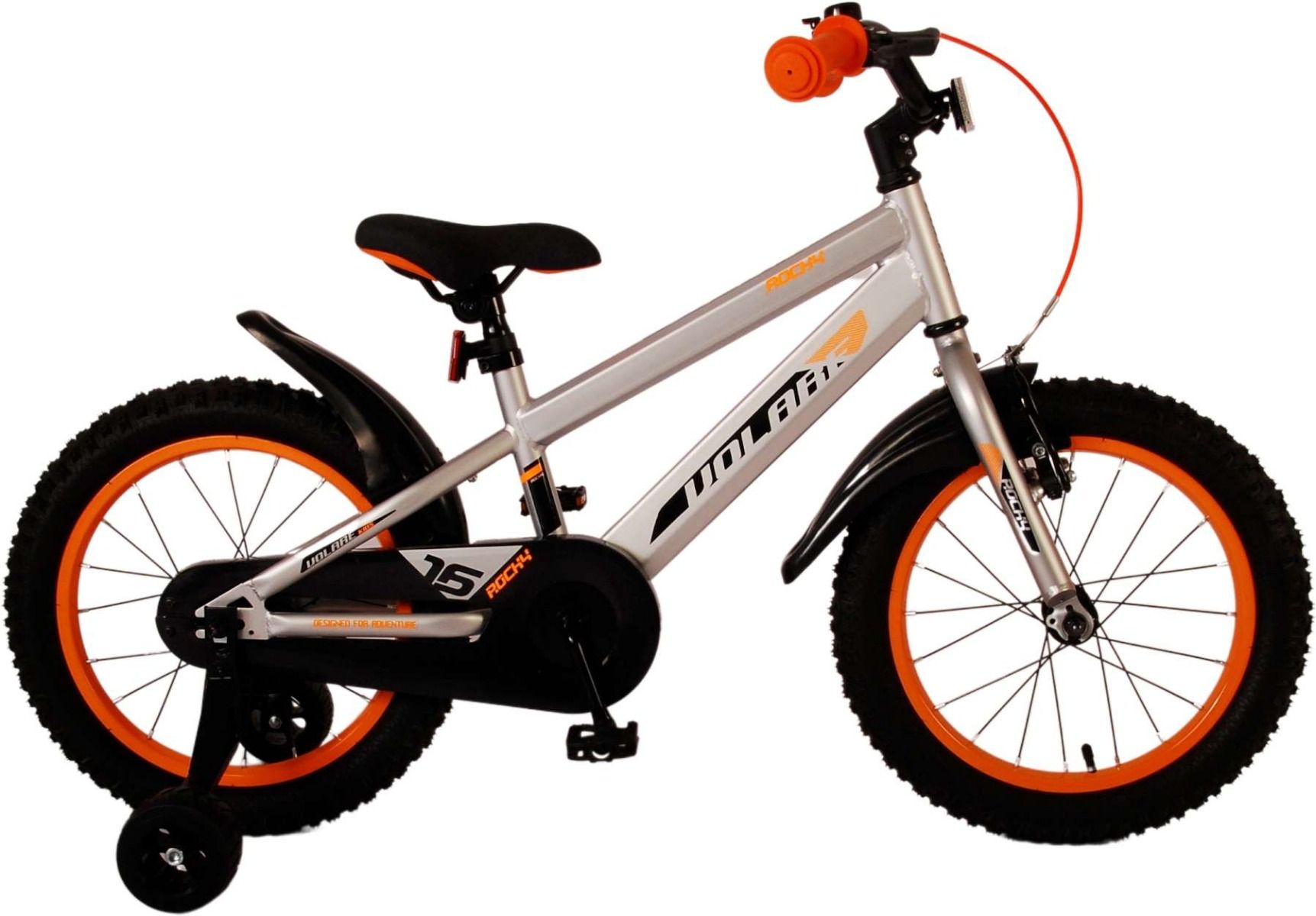 Merkloos Volare Kinderfiets Rocky 16 inch Grijs (8715347215292)