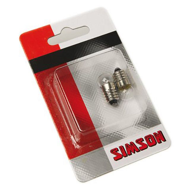 Simson Fietslampjes achter. 6 Volt 0,6 Watt (8711646206504)
