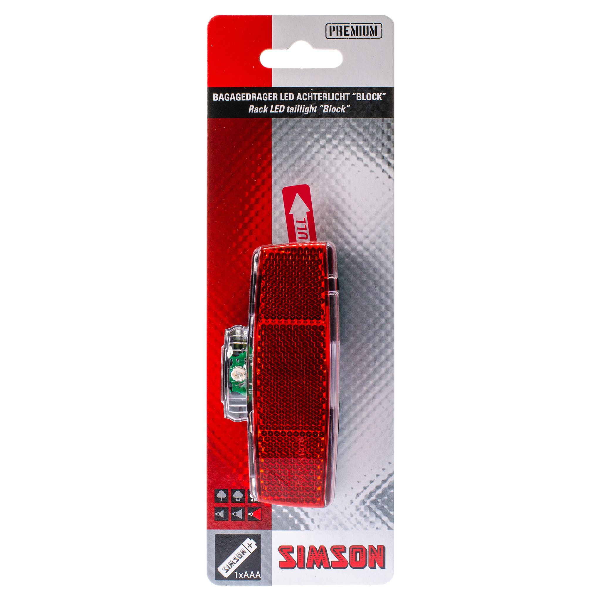 Simson Achterlicht Led Block (8711646230110)