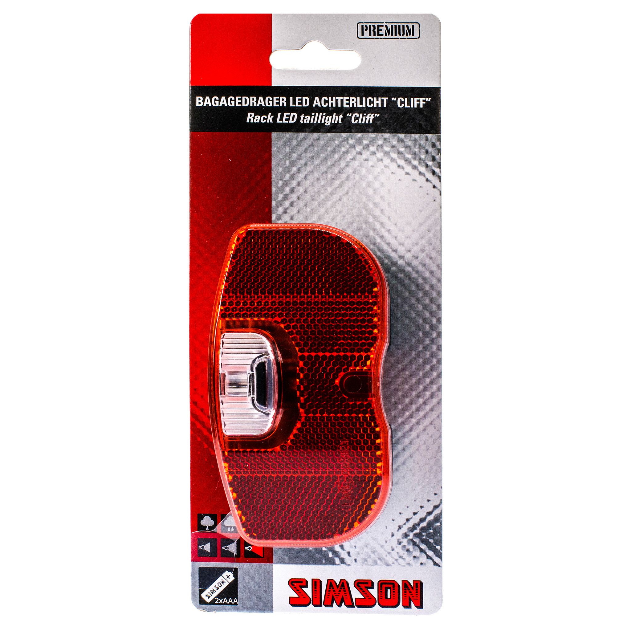 Simson Achterlicht Led Cliff (8711646230134)