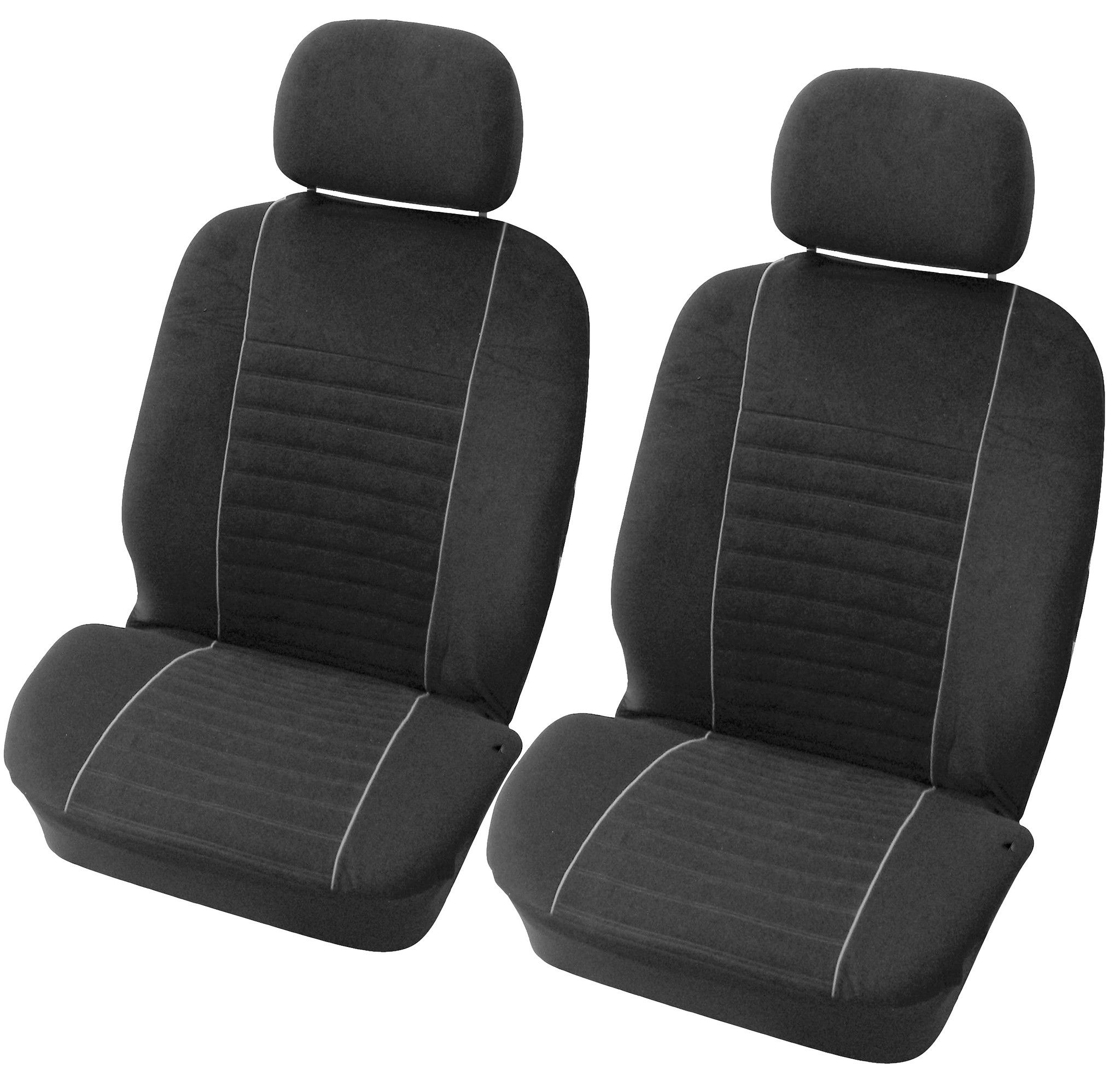 CARPOINT STOELHOESSET VOOR VELOURS ZWART/GRIJS (8711293485987)