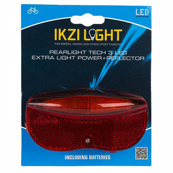 IKZI ACHTERLAMP 3 LED REFLECTOR (8CM) (8717729484692)