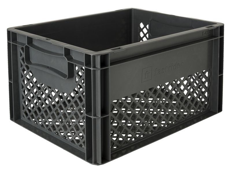 Fastrider Fr fietskrat medium antraciet recyclaat (8717565685604)