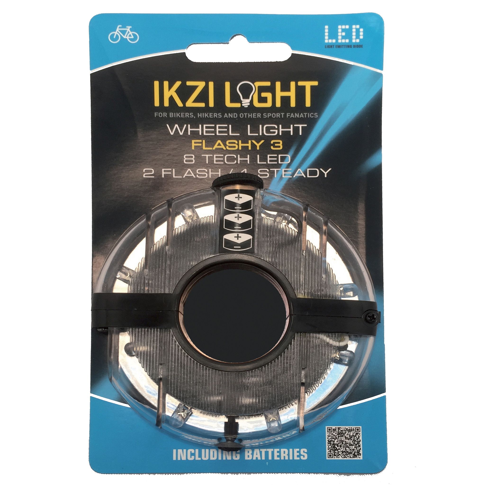 IKZI LAMP WIEL 8 LED NAAF FLASHY 3 (8718836201790)