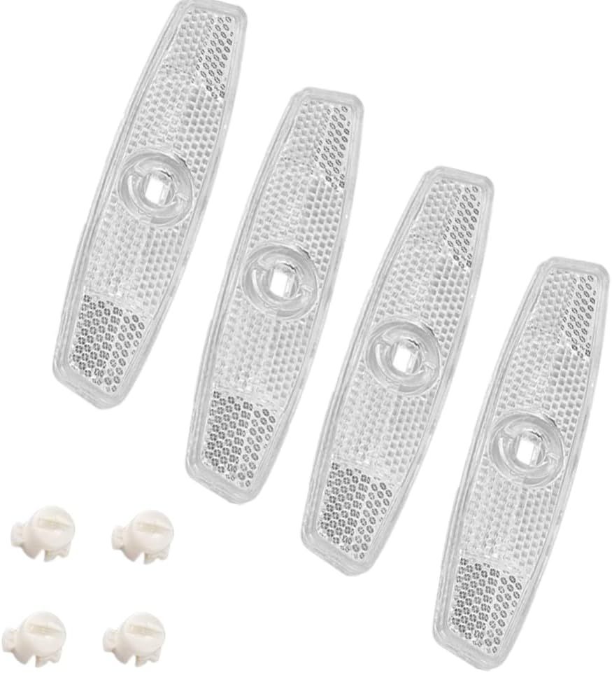 AMK SPAAK / WIEL REFLECTOR WIT SET 4 STUKS (8785264308612)