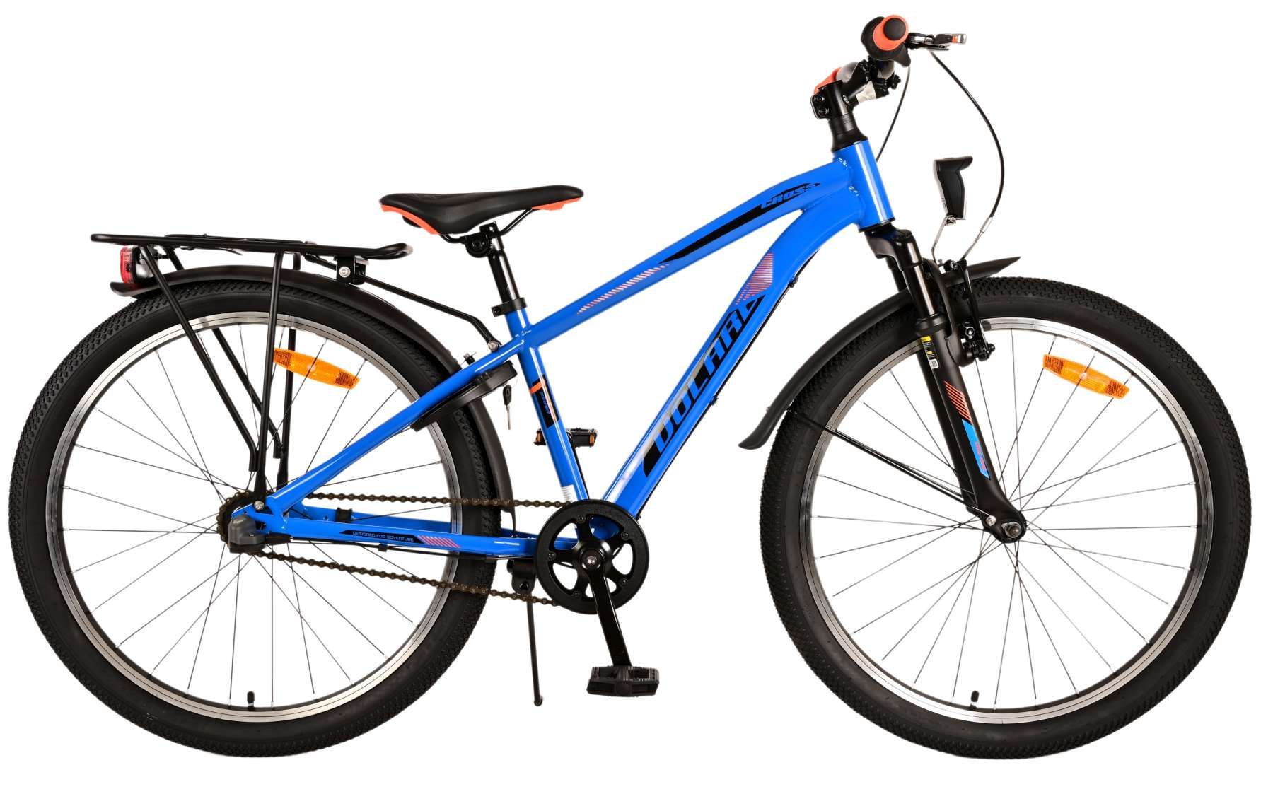 Merkloos VOLARE CROSS KINDERFIETS 24 INCH BLAUW N3 (8715347225468)