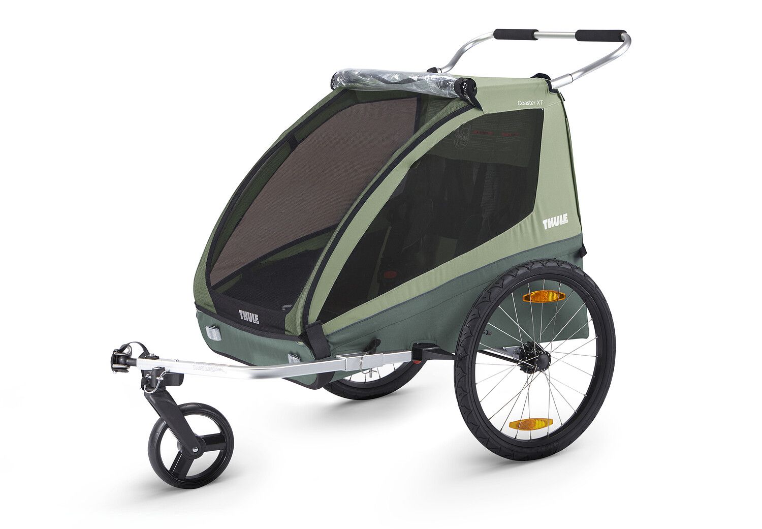 THULE COASTER 2 XT BIKE TRAILER+STROLL BASIL / LEG (091021074569)