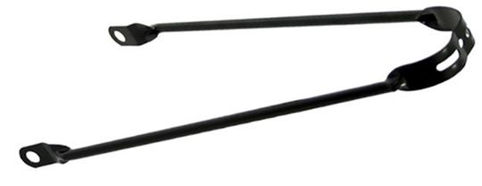 Merkloos SPATD STANG 24 AS MAT ZWART (8716637016964)