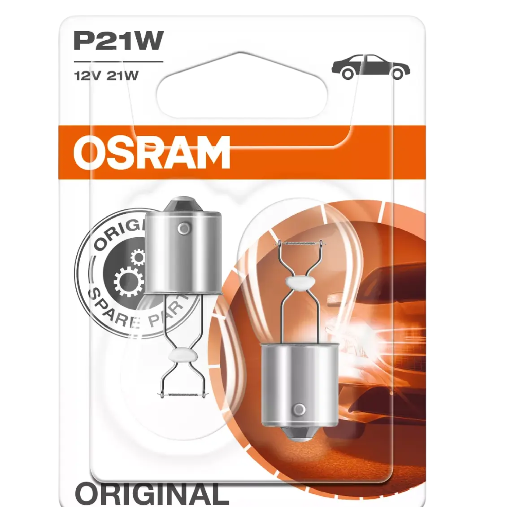 OSRAM P21W ORIGINAL 2ST (4062172396325)