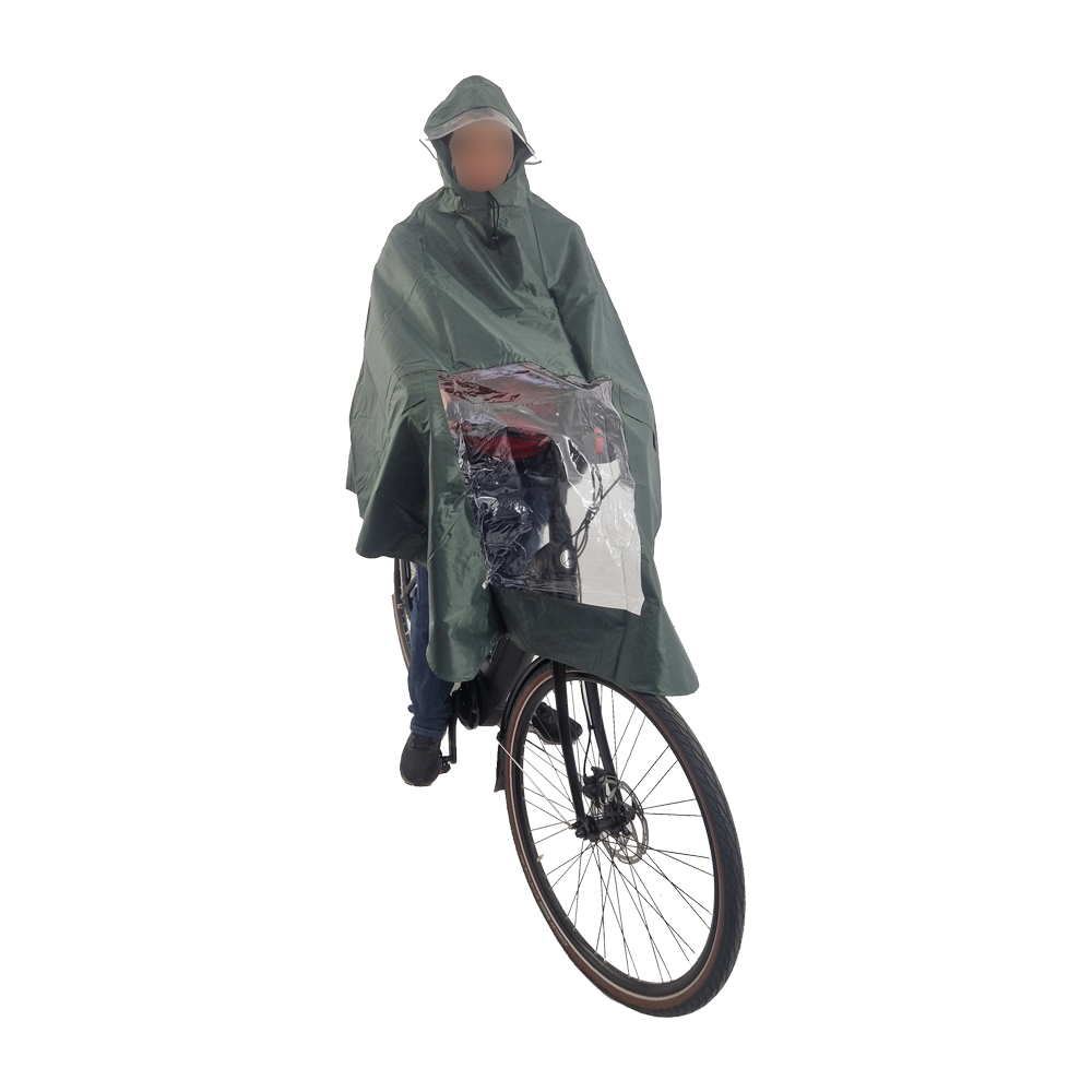 HOOODIE PONCHO DELUXE OLIJF GROEN (8719874748933)