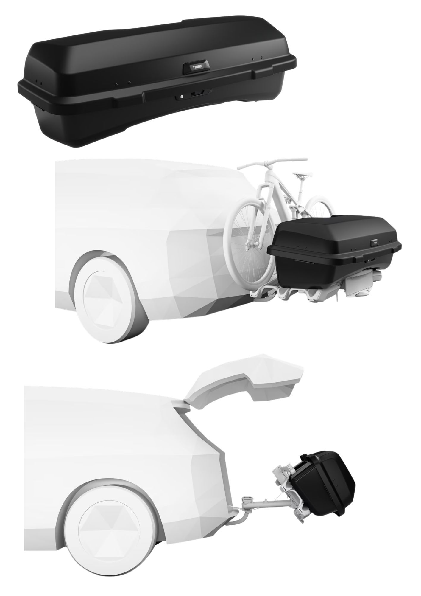 Thule Santu koffer voor op Thule fietsdrager (0197074566089)