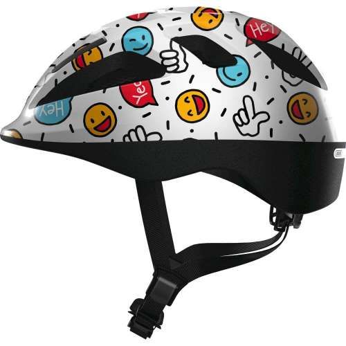Abus helm Smooty 2.0 white smiley M 50-55 cm (4003318818530)