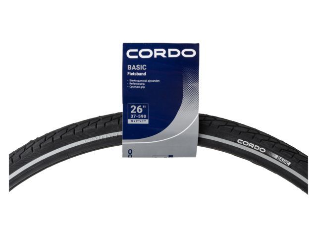 Cordo buitenband 26" 37-590 basic met reflectie (8717565599901)