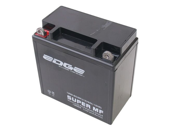Edge Accu 12N9-BS Piaggio/Vespa/Gilera (MF) YB9B (met (8718404027975)