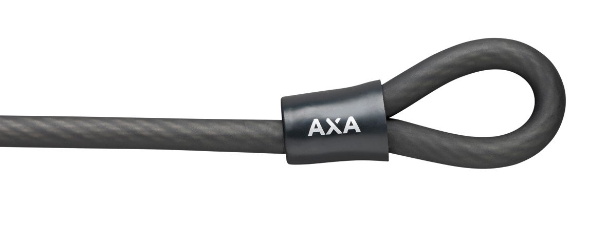 Slotkabel Axa Double Loop 120/10 - zwart (8713249248639)