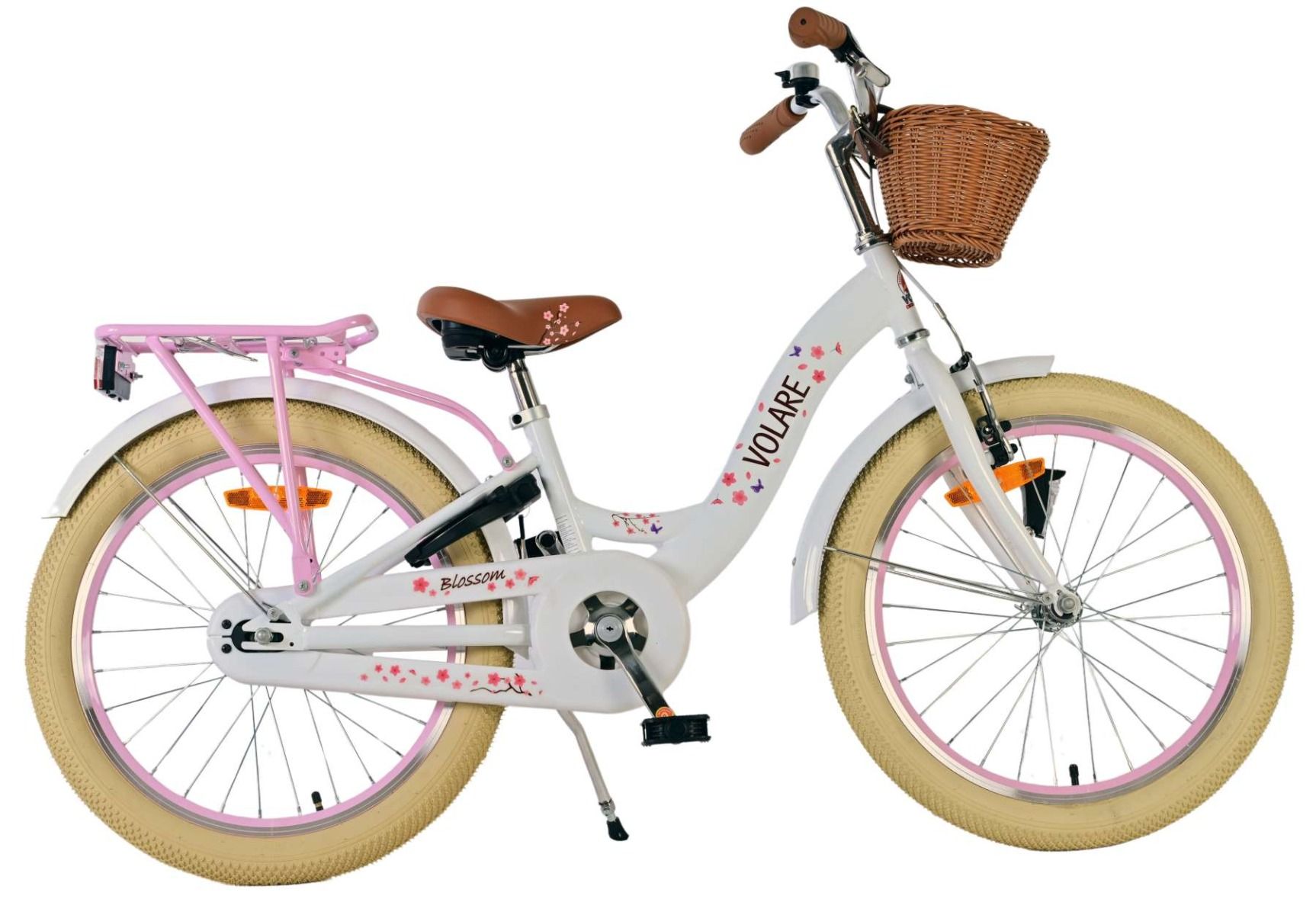 Volare Kinderfiets Blossom Meisjes 20 inch Wit (8715347520464)