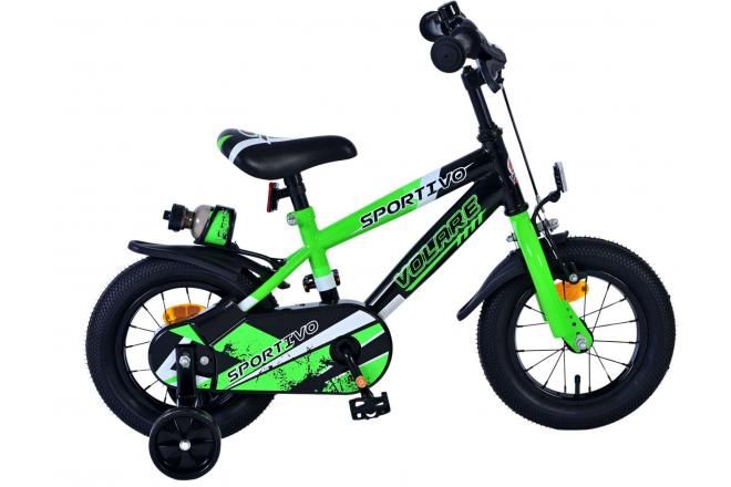 Volare Kinderfiets Sportivo Jongens 12 inch Groen (8715347312786)