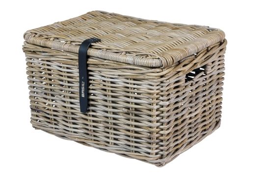 Basil MAND BAS ROTAN DAX L V M/DEKSEL GRY (8715019130885)