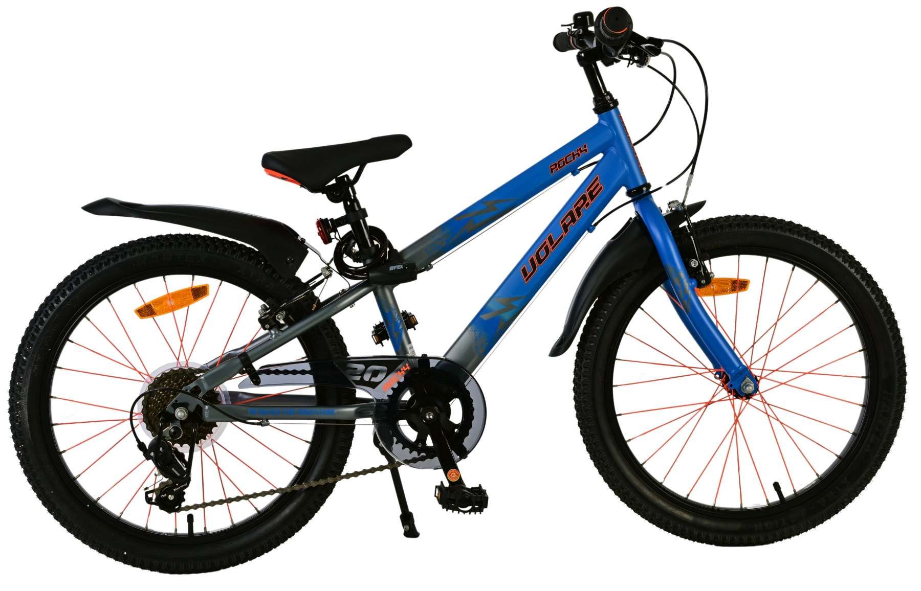 Volare Rocky Kinderfiets 20 inch 7 speed Blauw (8715347420139)