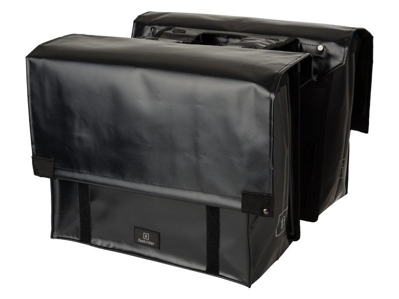 Fastrider Fr tarpaulin cargo dubbele fietstas basics zwart (8717565647701)
