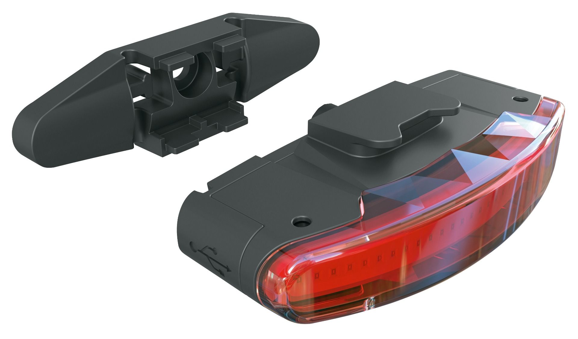 ACHTERLICHT SKS INFINITY USB LED DRAGER ZW (4002556067168)