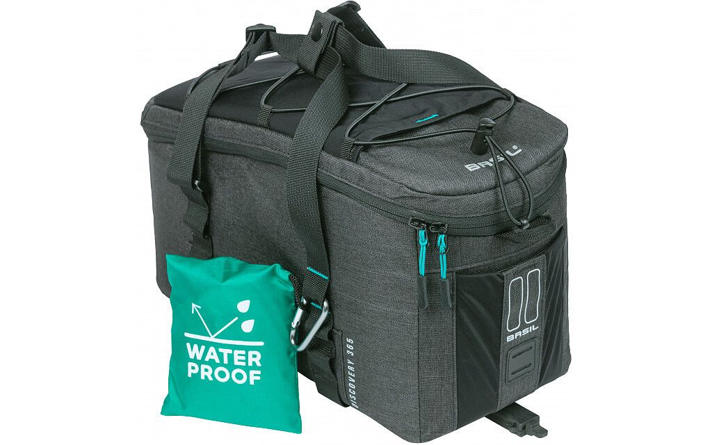 Basil dragertas Discovery 365D M zwart melee MIK 9 (8715019182907)