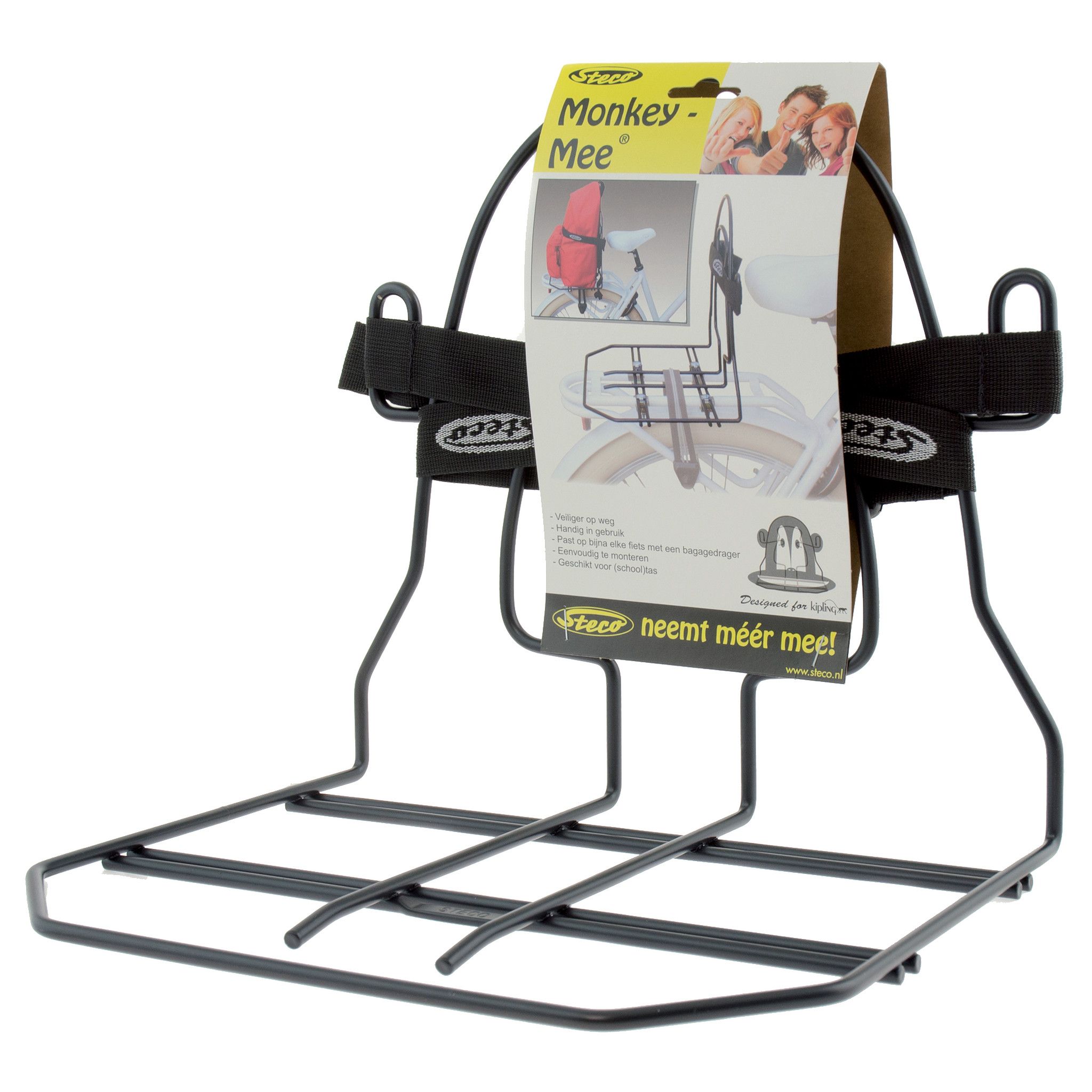 STECO MONKEY-MEE BAGAGEDRAGERVERBREDER MET SPANBAN (8713397002237)
