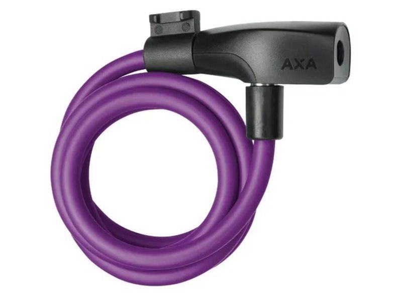 Axa resolute kabelslot 120/8 royal purple nv (8713249350431)