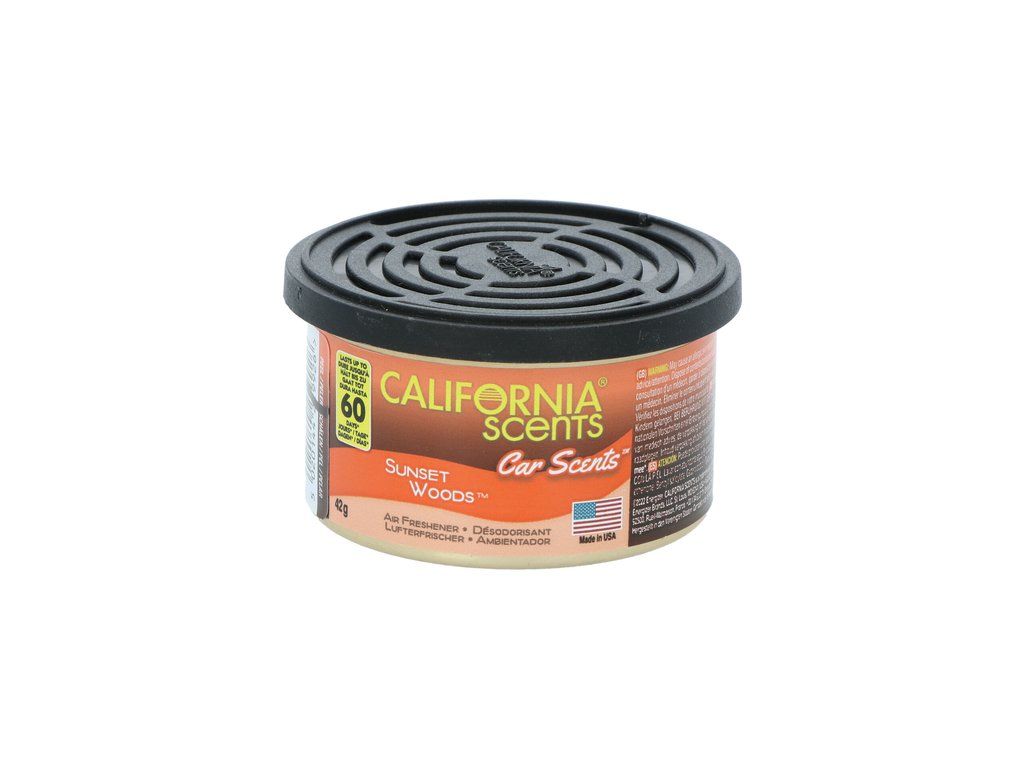 California Scents Luchtverfrisser Sunset Woods op (5020144230199)